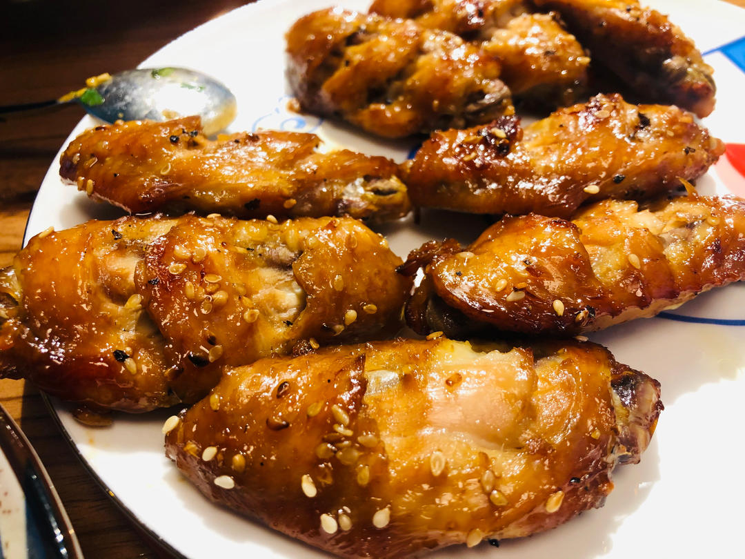 蜜汁鸡翅 Honey Coated Roast Chicken Wings