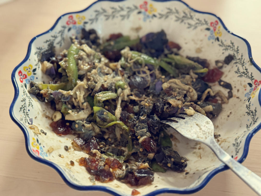 家庭版擂辣椒皮蛋茄子（妥妥的下饭神器）
