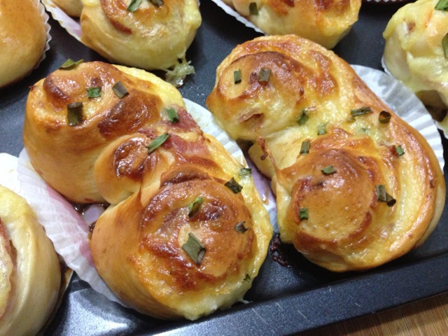 培根乳酪小面包