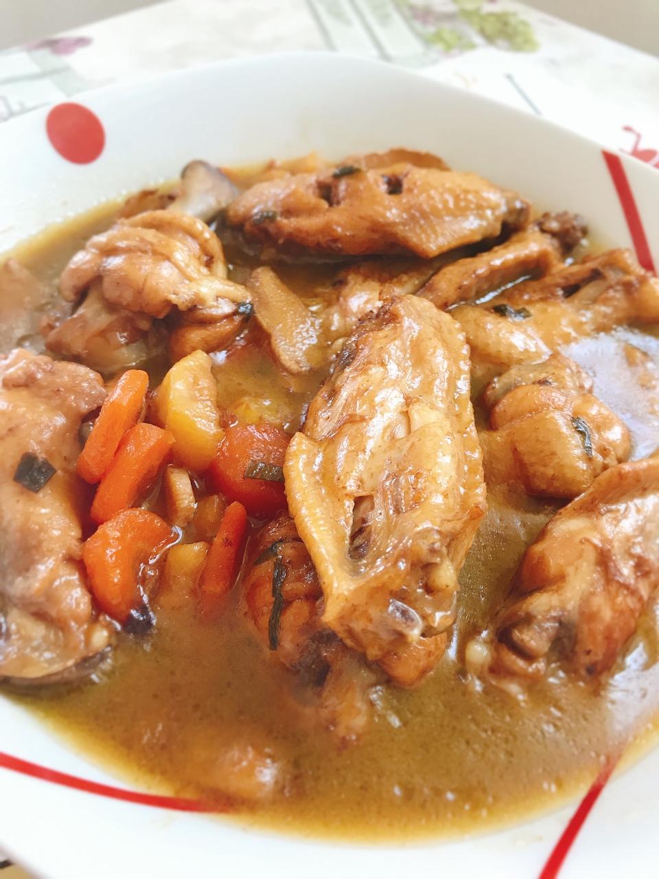 土豆炖鸡翅（快手零失败）