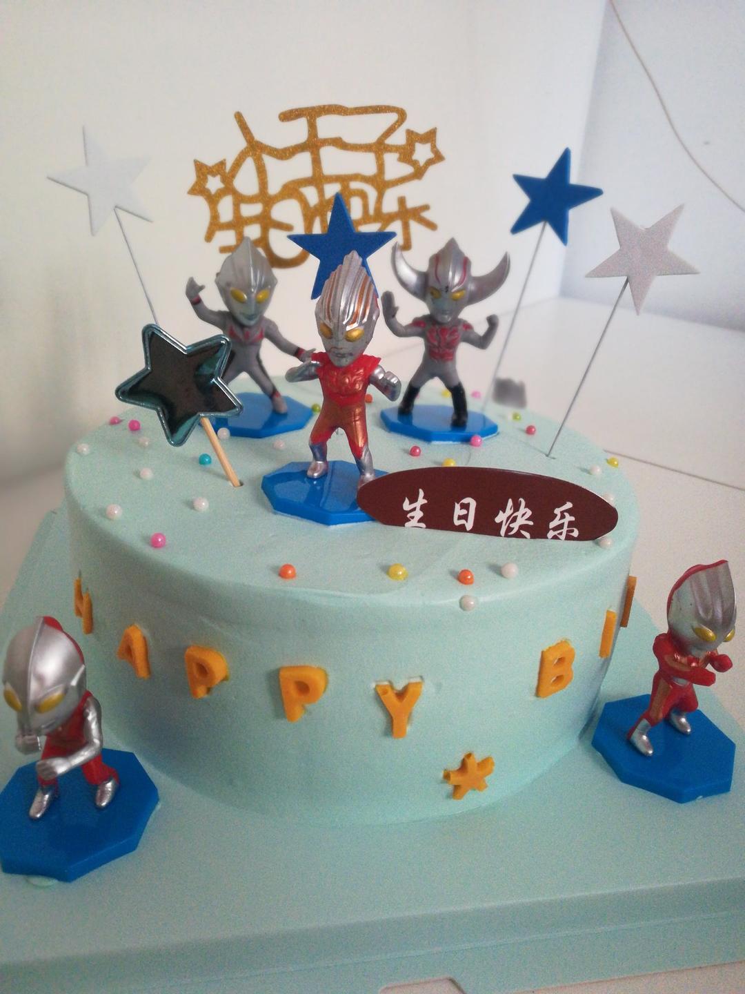 奥特曼生日蛋糕