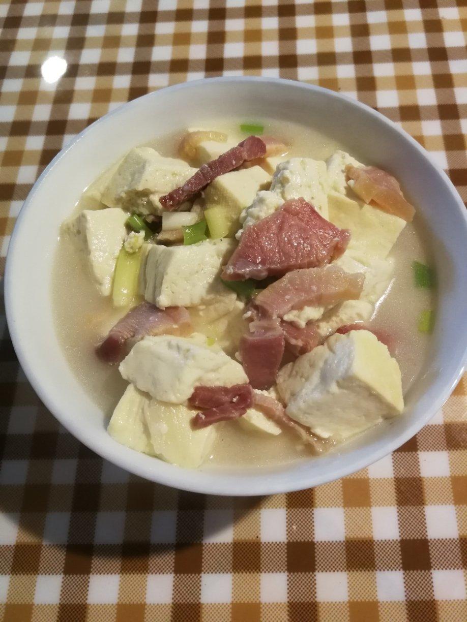 火腿炖豆腐
