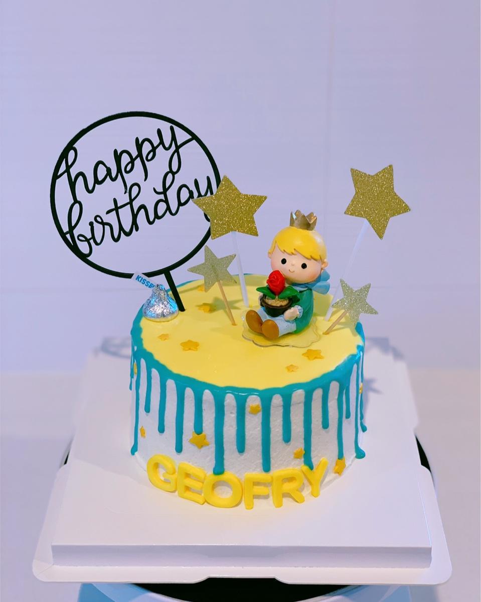 tinababie做的小王子主题生日蛋糕男宝宝生日蛋糕