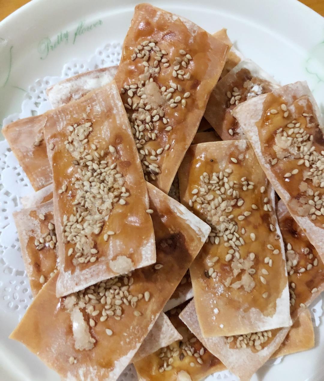 砂糖烤馄饨皮