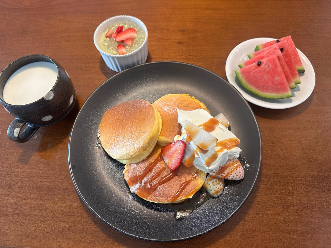 10分钟搞定网红舒芙蕾松饼🥞超松软『步骤详细附视频』『平底锅美食』