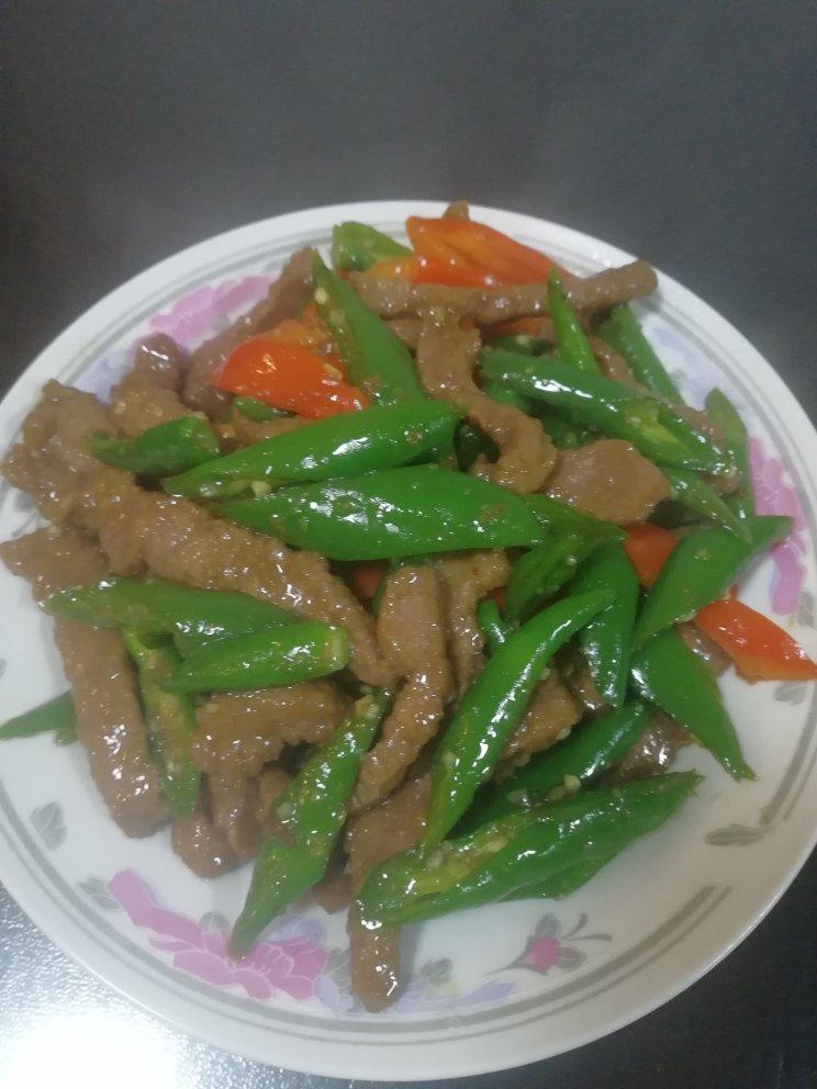 杭椒炒牛柳
