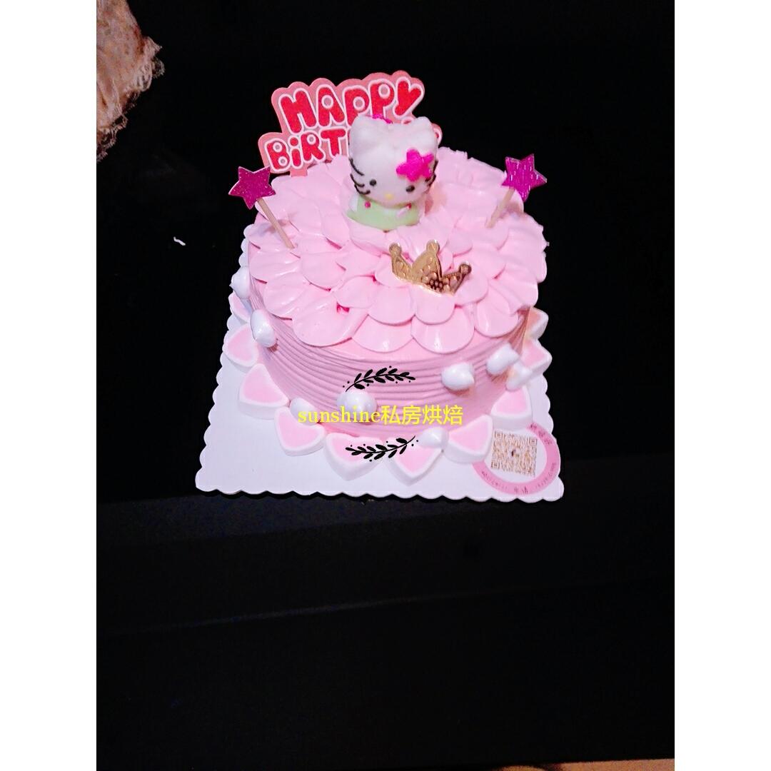 KT猫裱花蛋糕