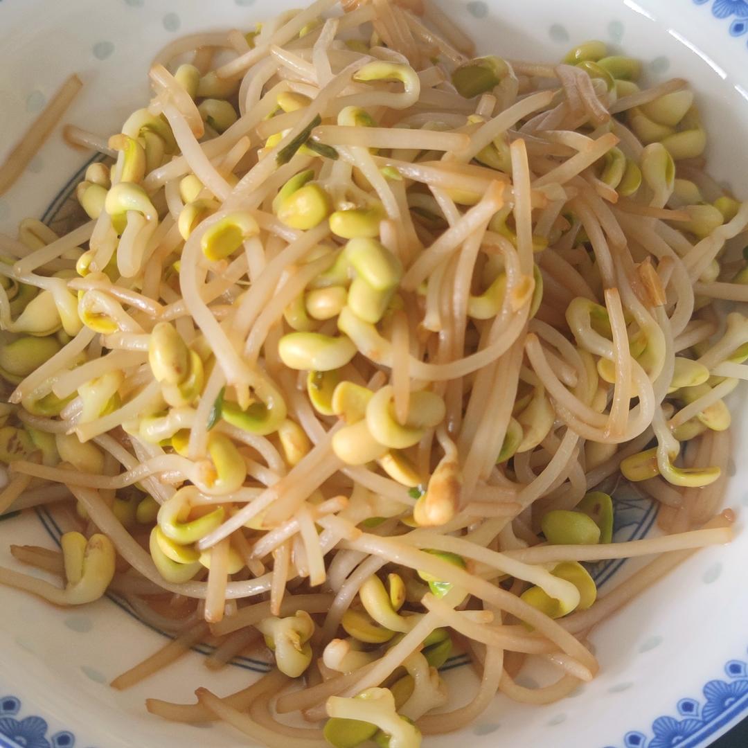 清炒黄豆芽