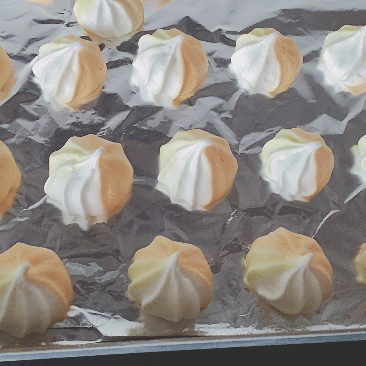 如何做出有棱有角+色调美美的蛋白糖