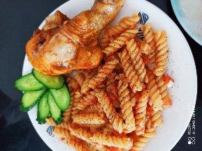 烤箱烤鸡腿