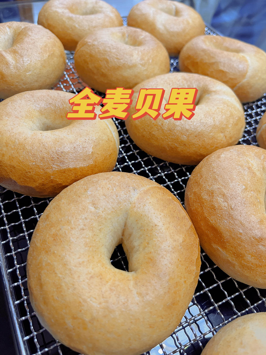 全麦贝果，低糖无油