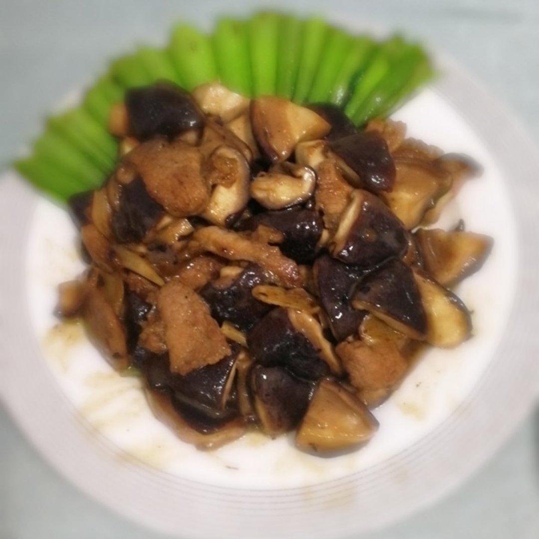 香菇炒油菜