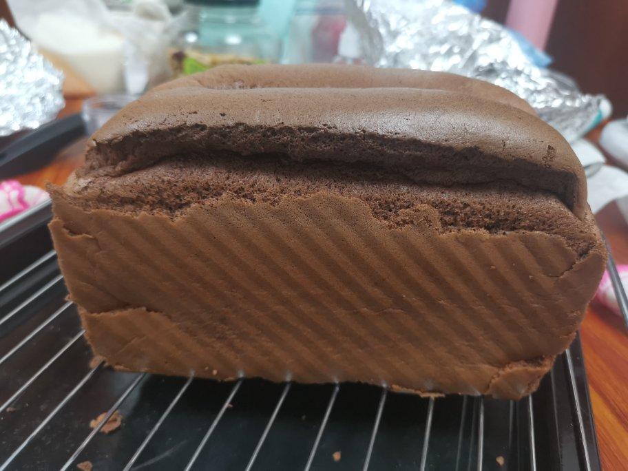 柔软的黑钻吐司🍞可可蛋糕夹牛奶吐司 一箭双雕的美味