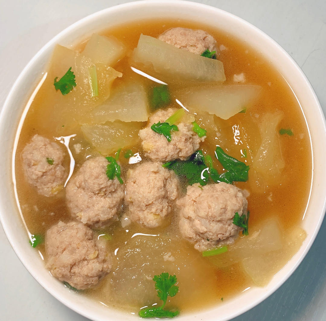 清风恋做的简单的美味冬瓜丸子汤