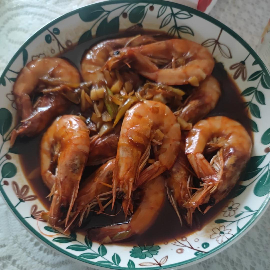 家庭版油焖大虾