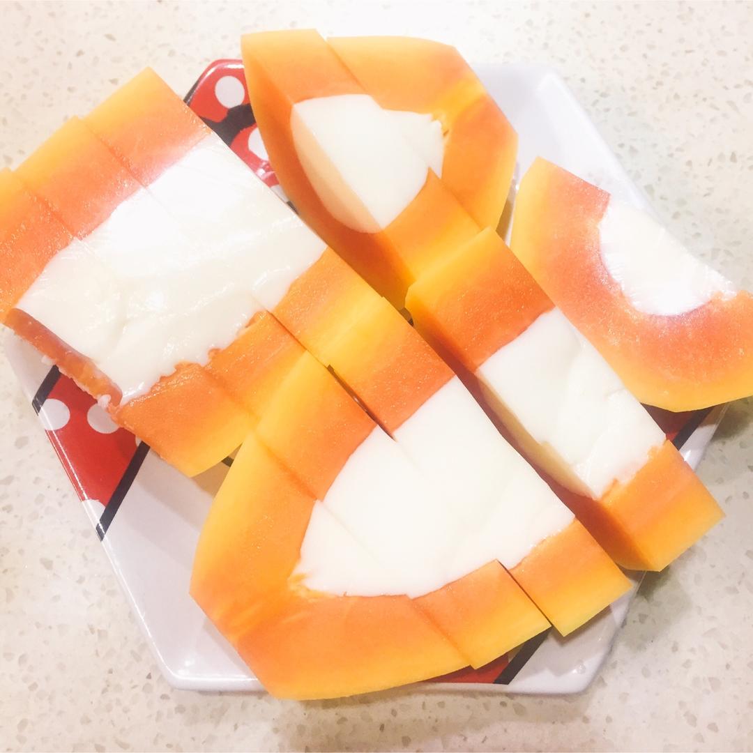 木瓜椰奶冻