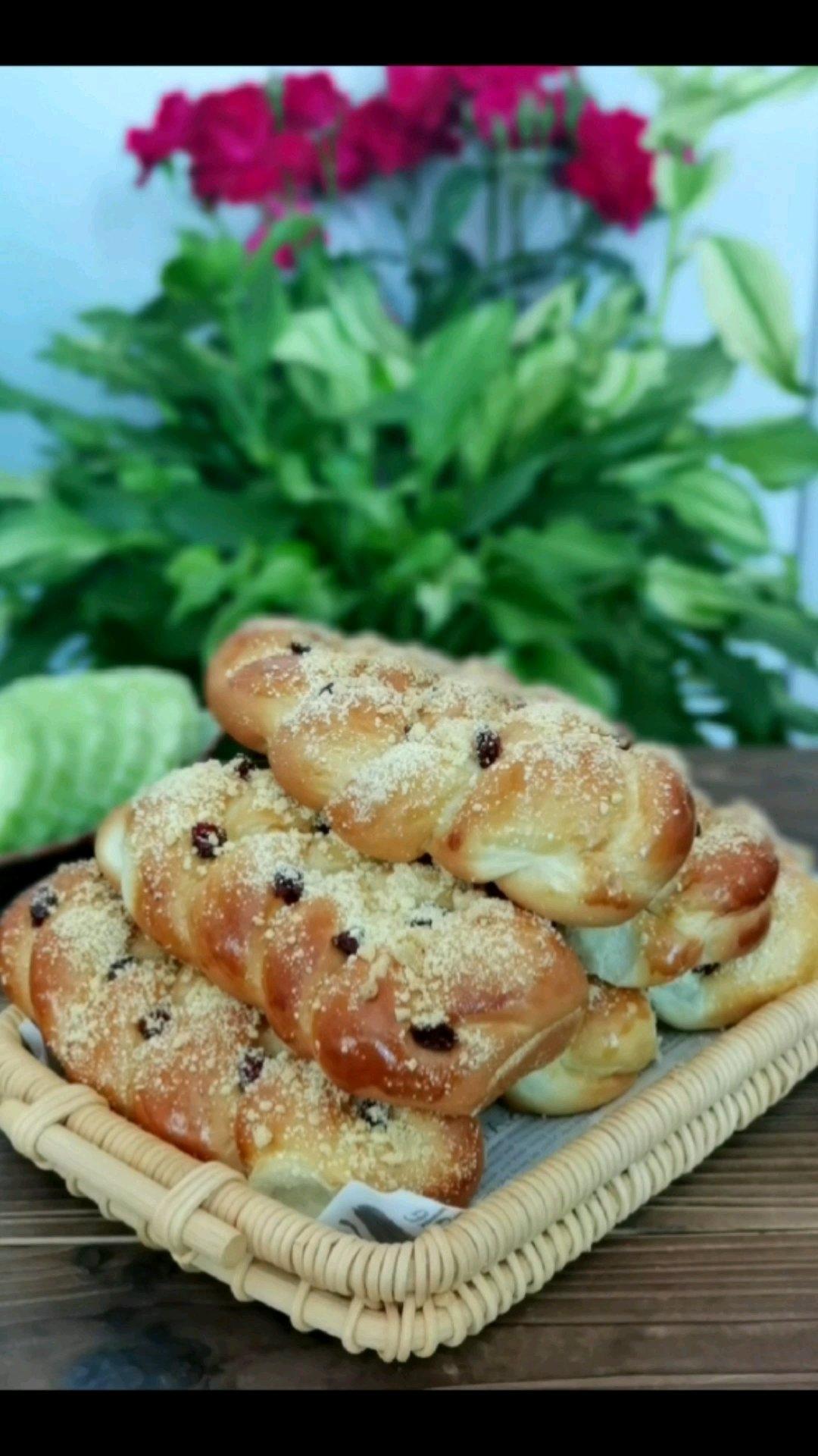 奶酥辫子面包（酸奶老面包）