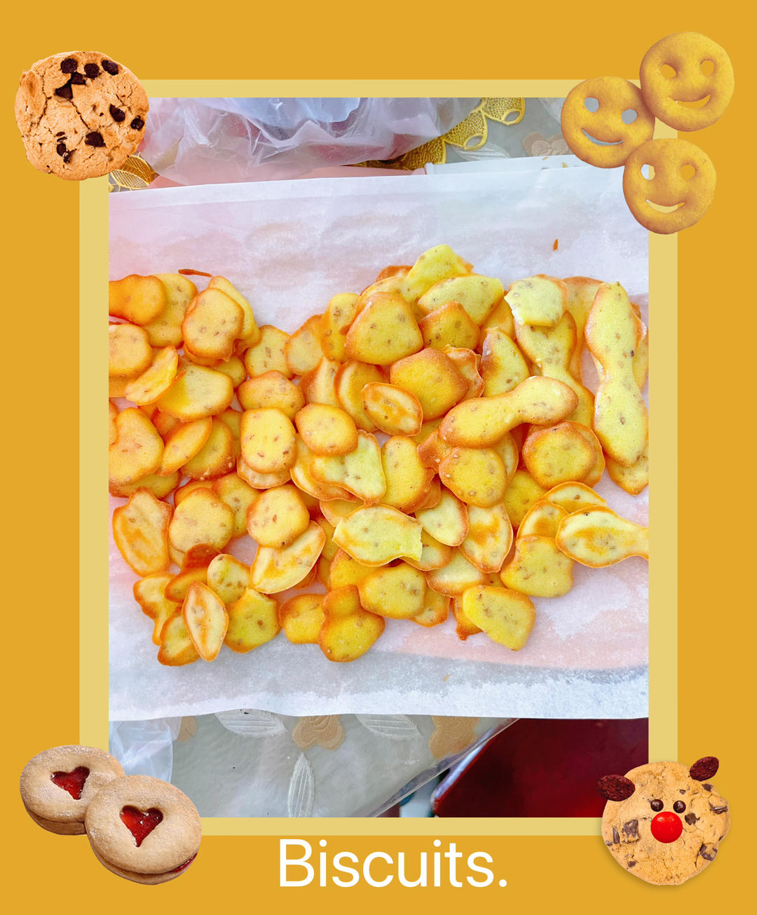 鸡蛋薄脆小饼干🥚（用料少，步骤简单）