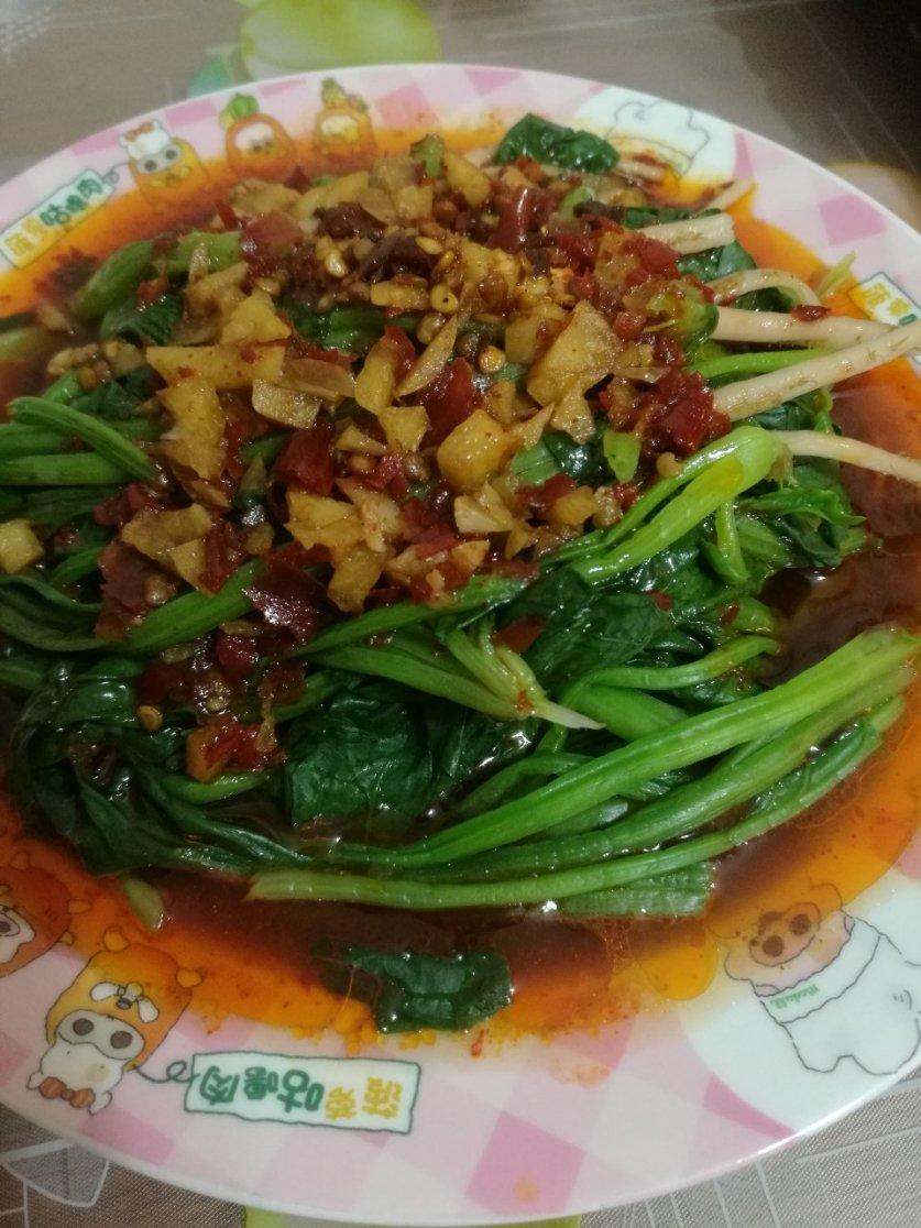 酱拌菠菜粉
