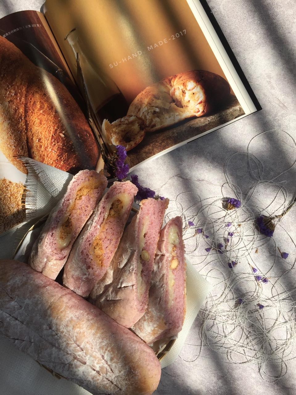 梦幻紫麻薯软欧包