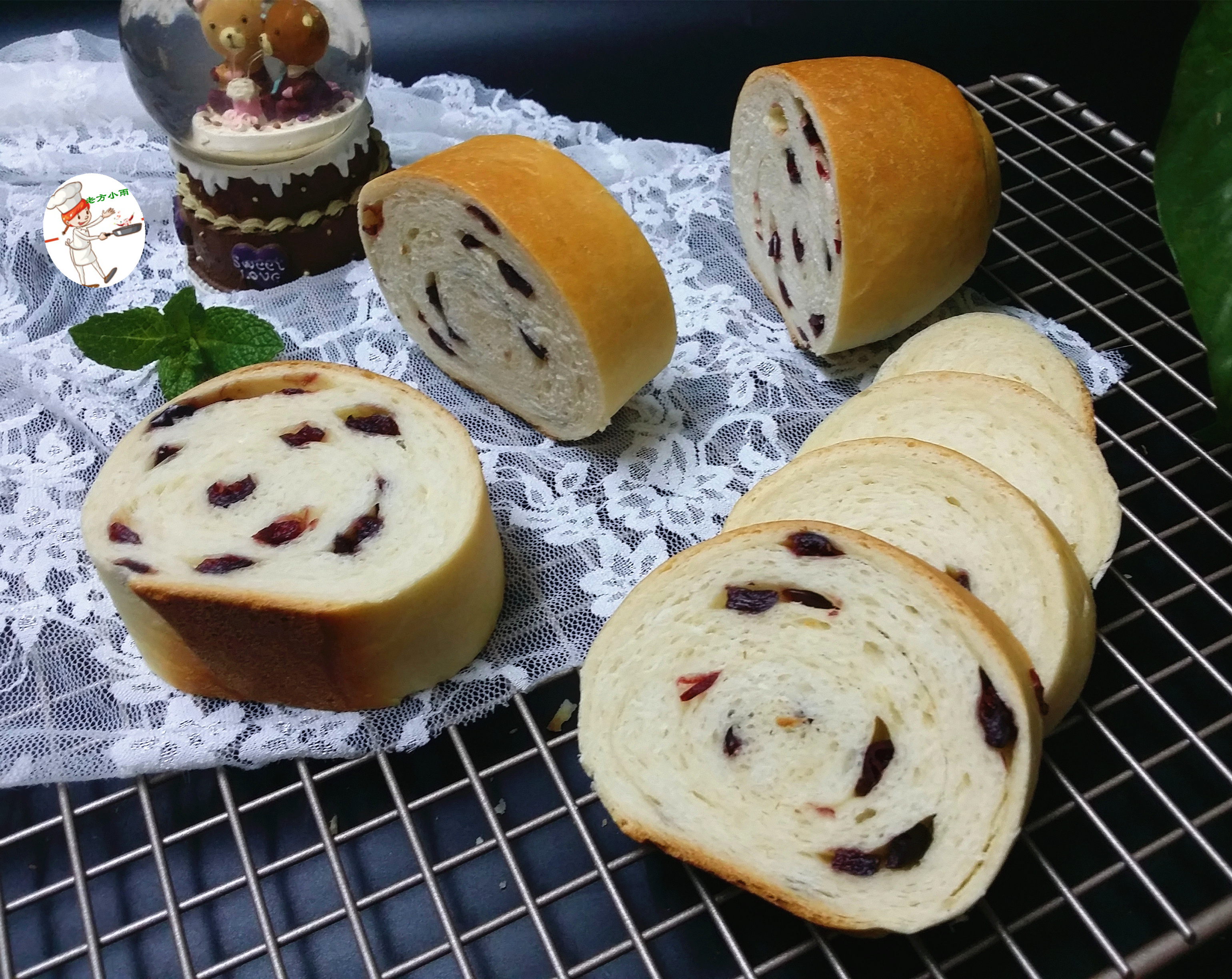 蔓越莓木材面包的做法步骤图 怎么做好吃 老方小雨 下厨房