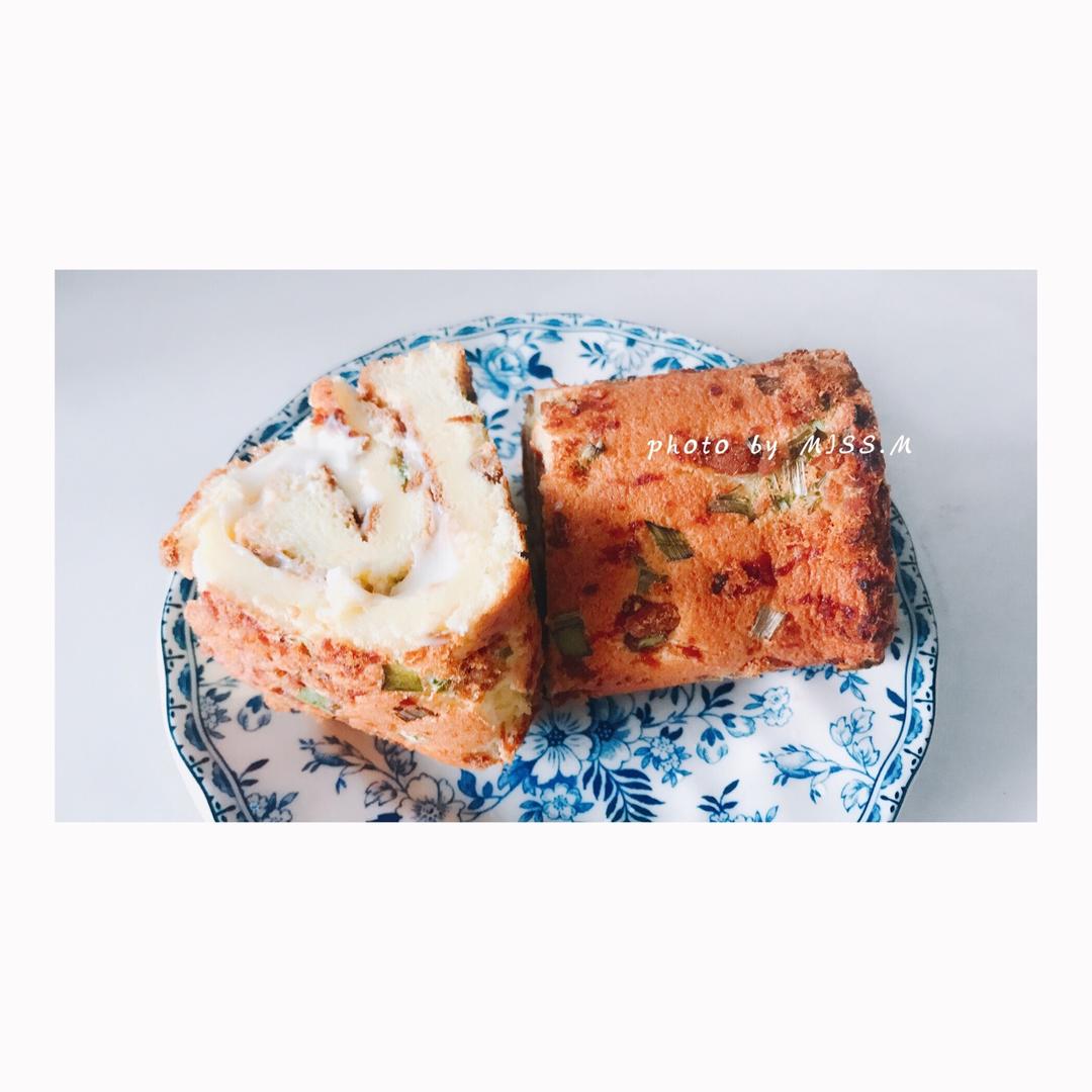 香葱肉松肥蛋糕卷～