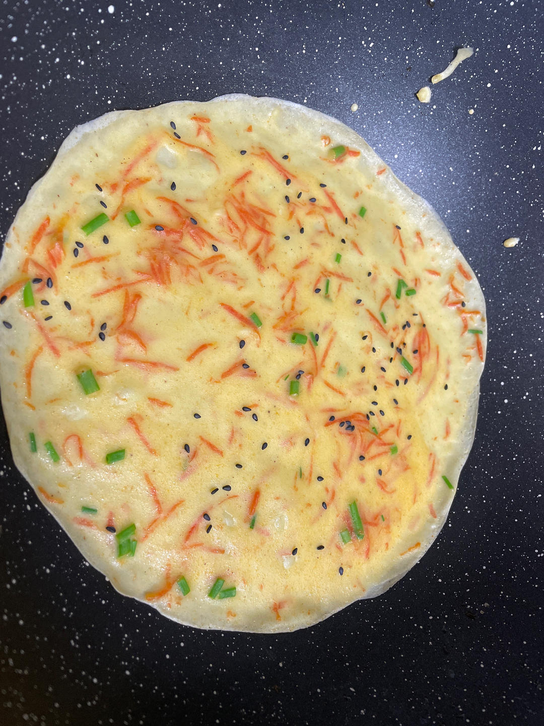 简单快手蔬菜鸡蛋煎饼