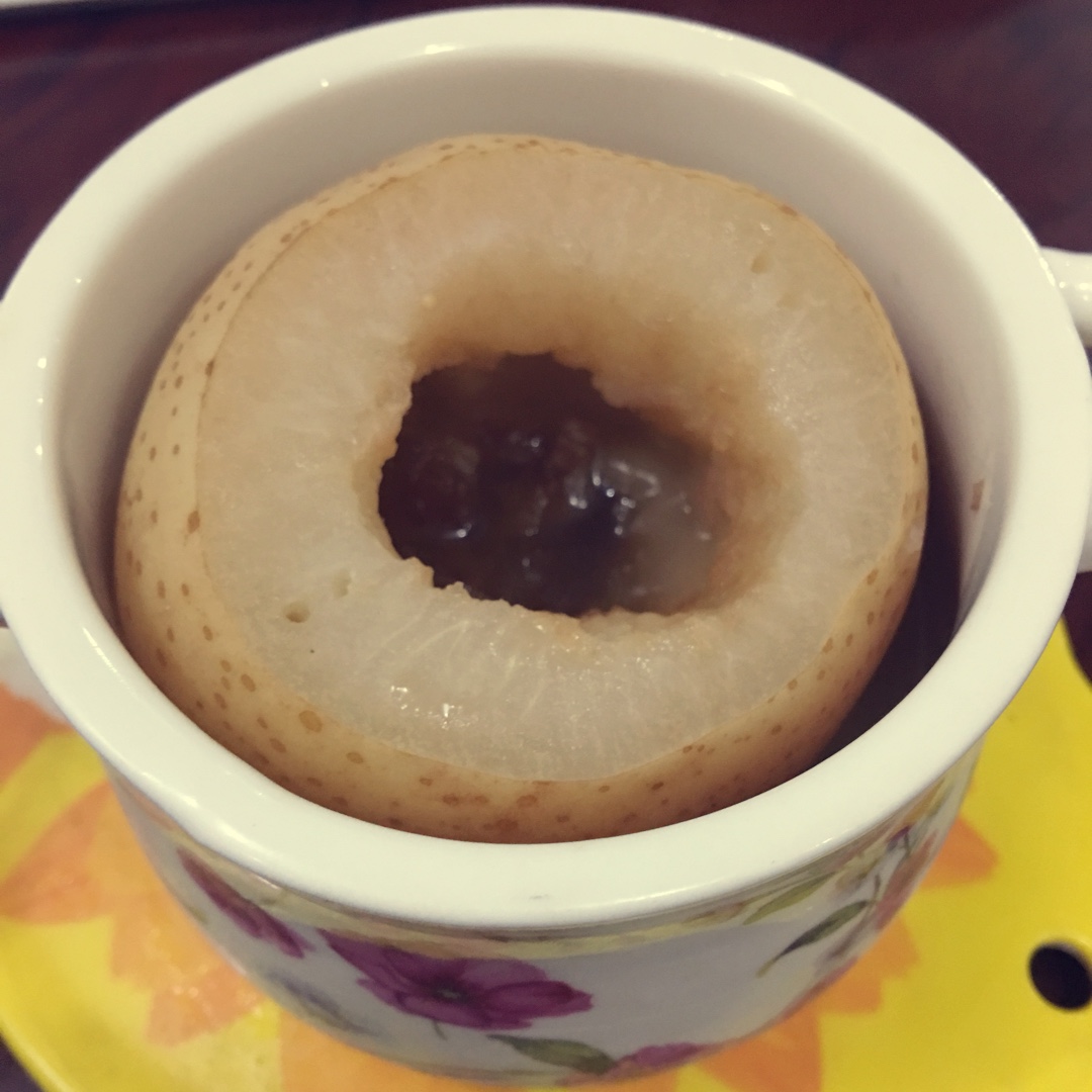 川贝冰糖炖雪梨
