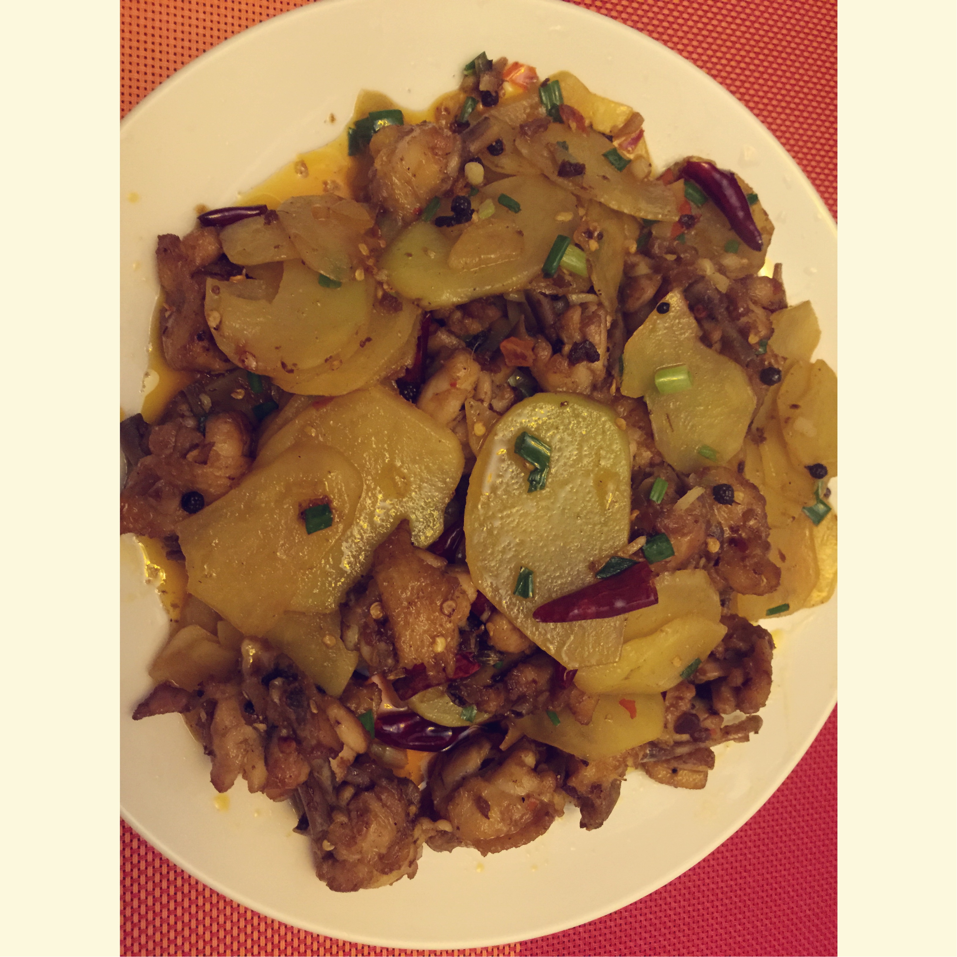 干锅香辣鸡翅