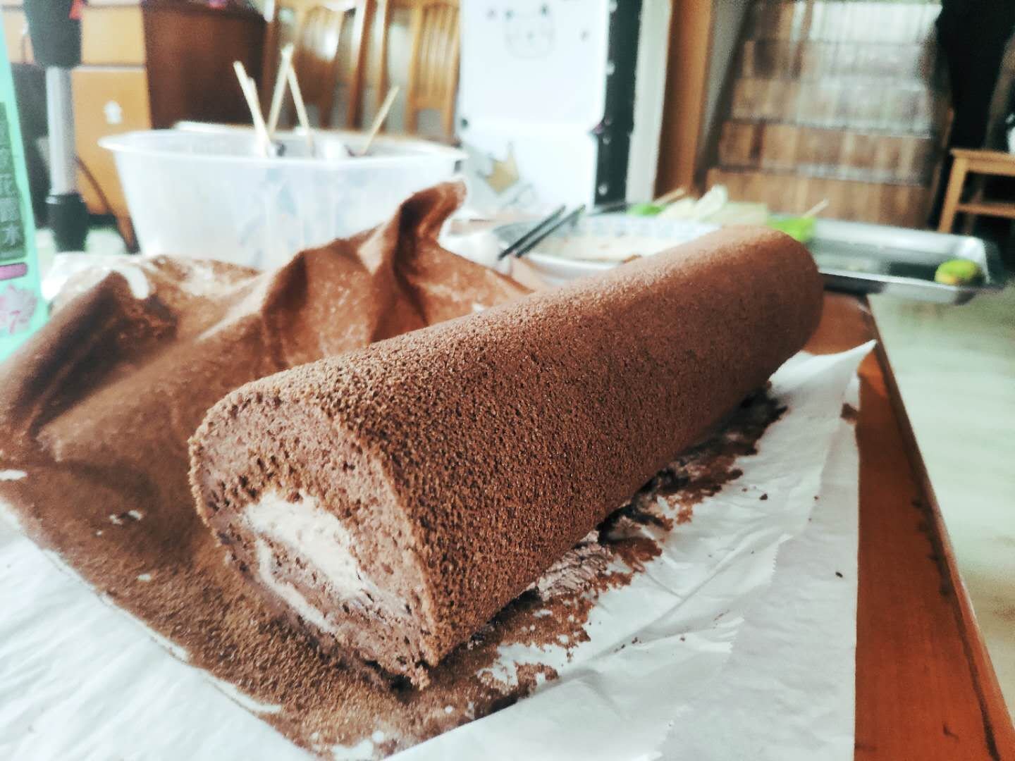 巧克力摩卡蛋糕卷