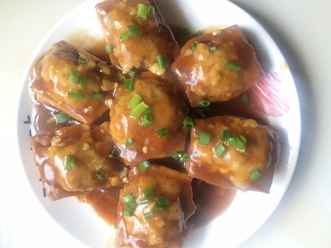 客家煎酿豆腐