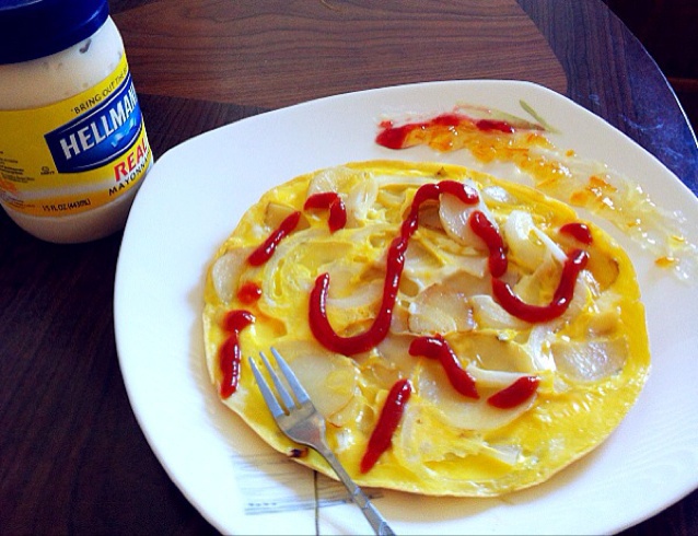 西班牙土豆煎蛋饼