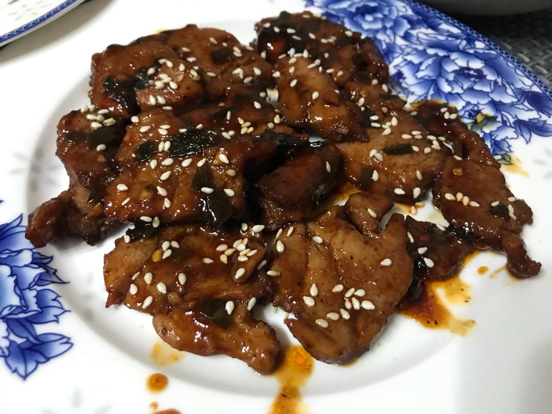 韩式辣酱烤里脊