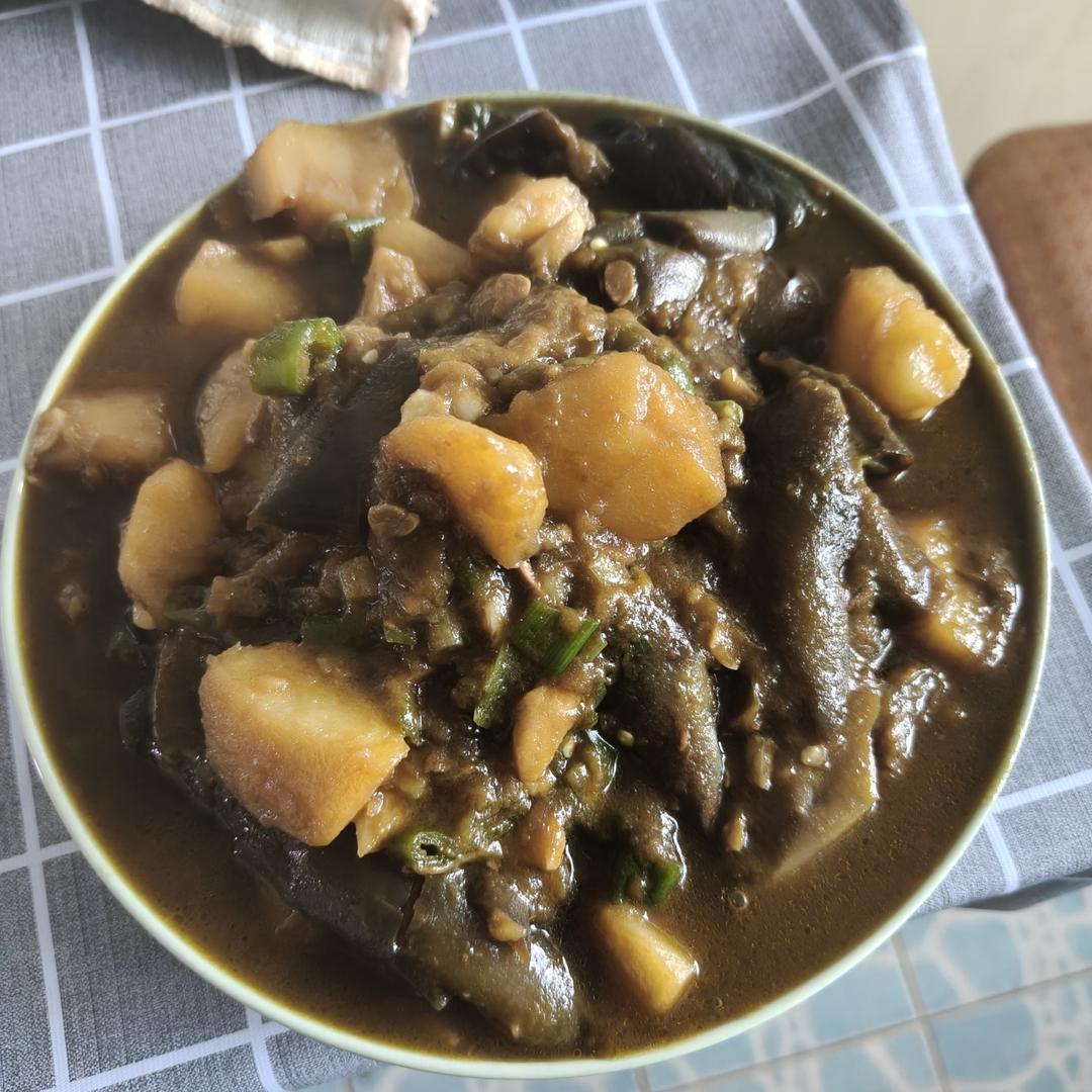 【超下饭】土豆炖茄子