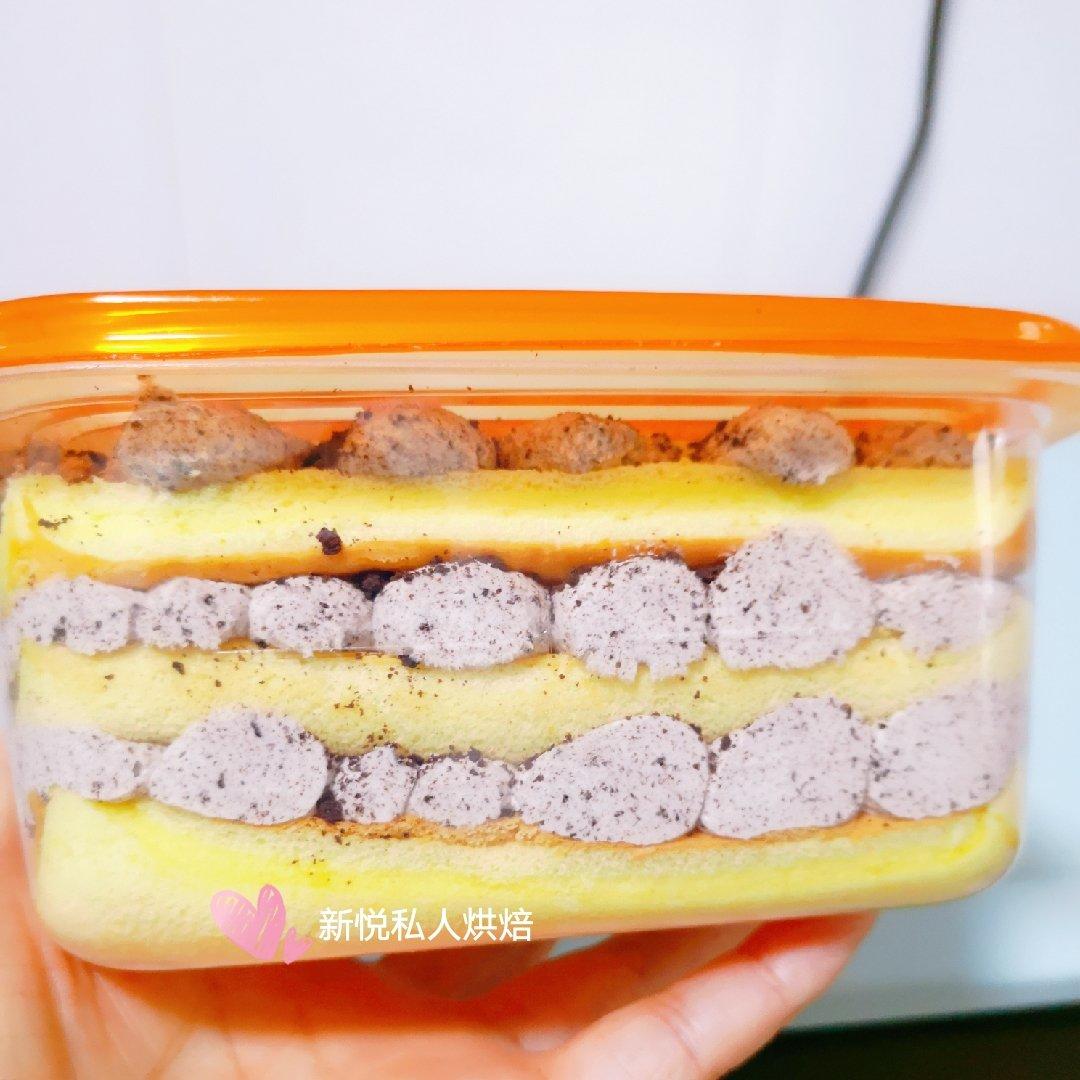 低糖不腻的奥利奥咸奶油蛋糕盒子