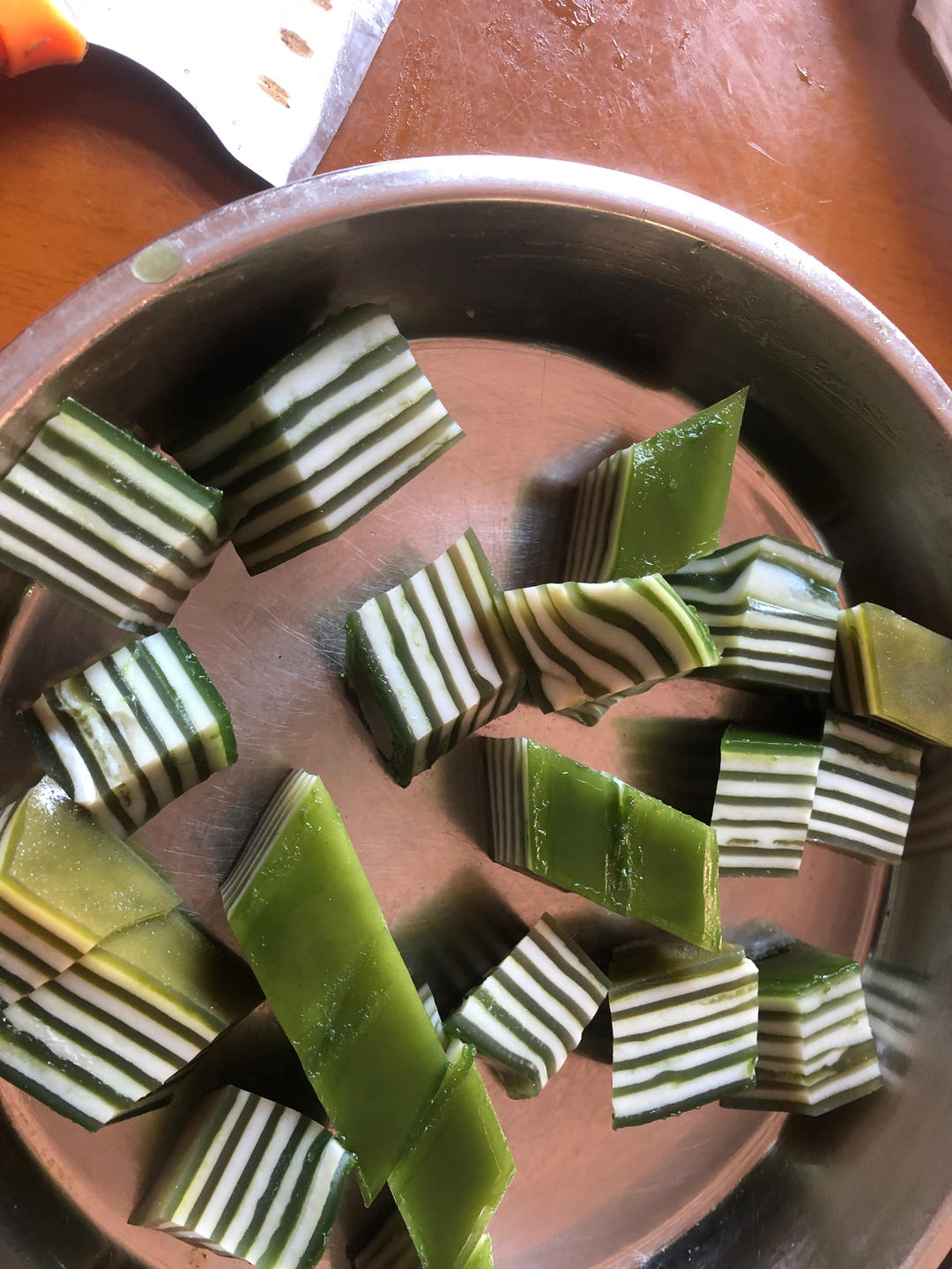 艾草椰汁千层糕