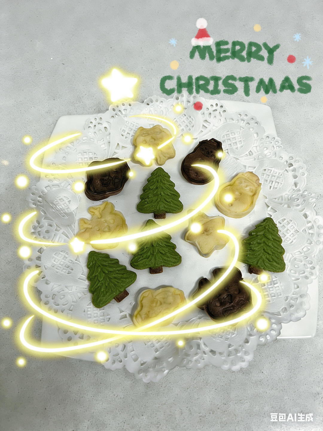 黄油版圣诞曲奇🎄