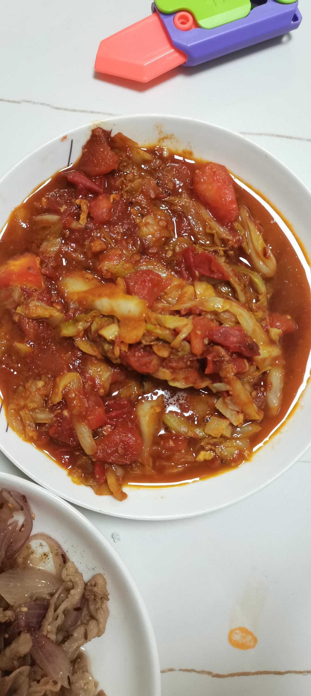 大头菜炒西红柿