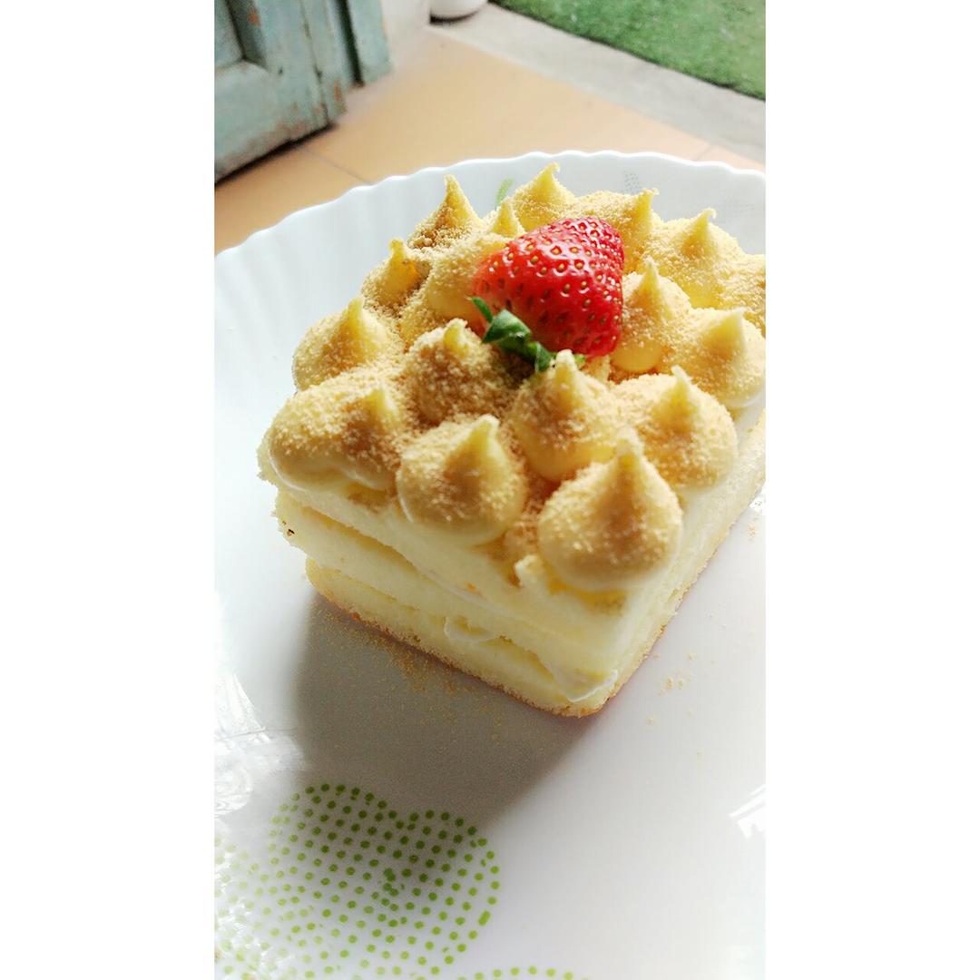 日式豆乳盒子蛋糕