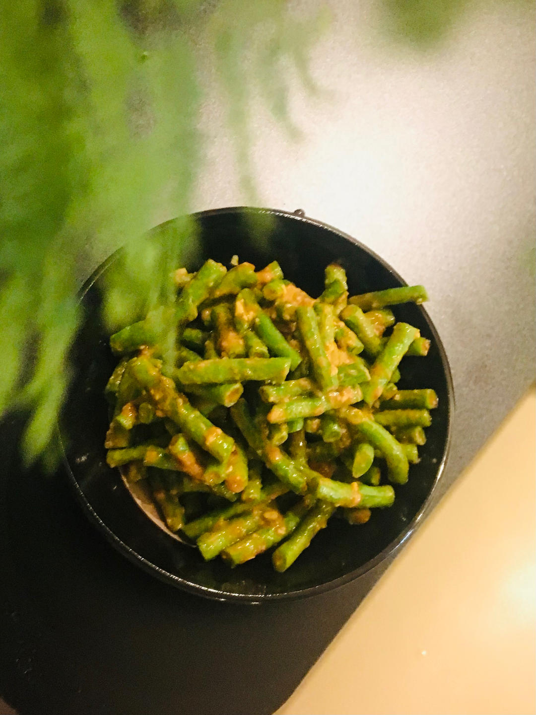 家常可口凉拌菜麻酱豆角
