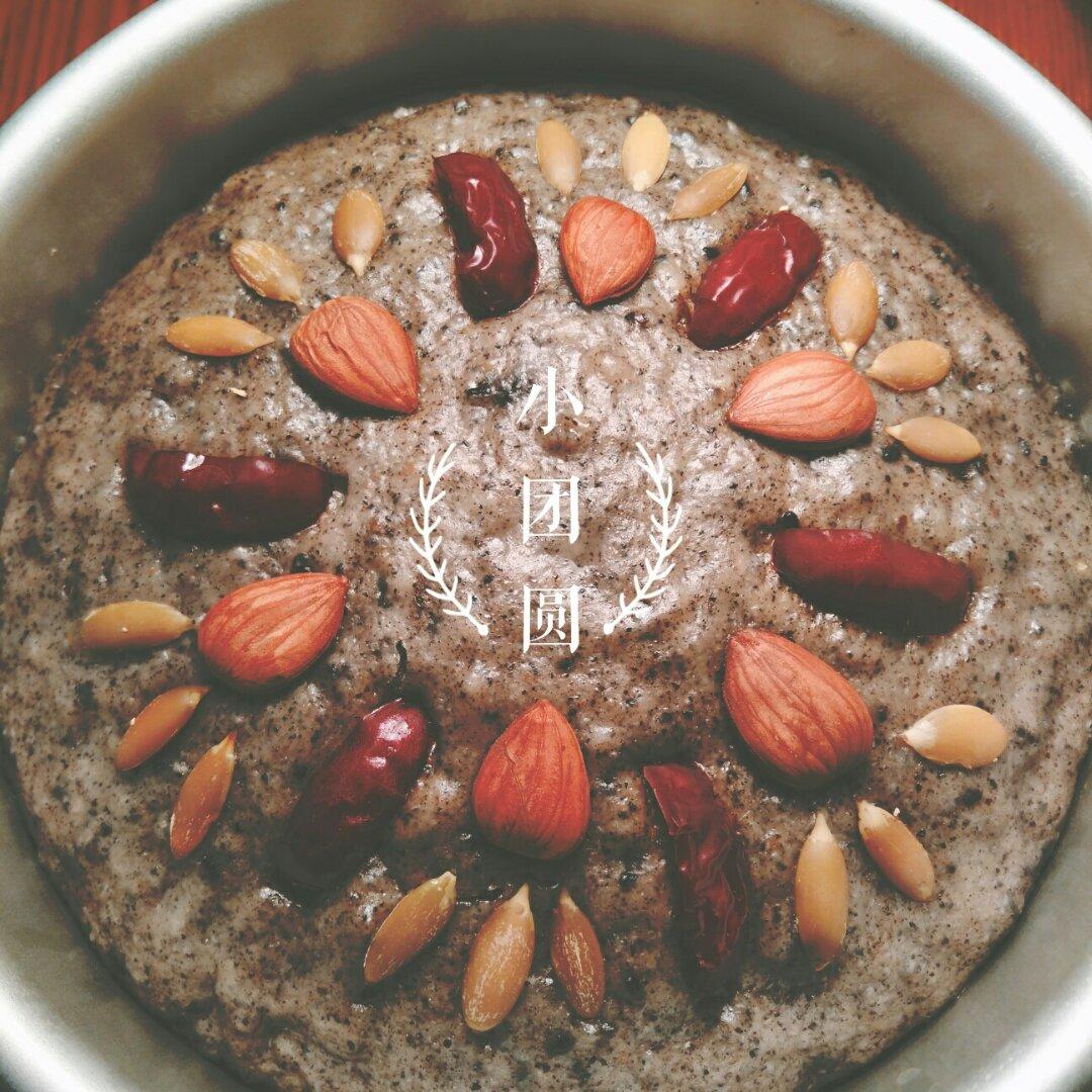 奶香黑芝麻发糕