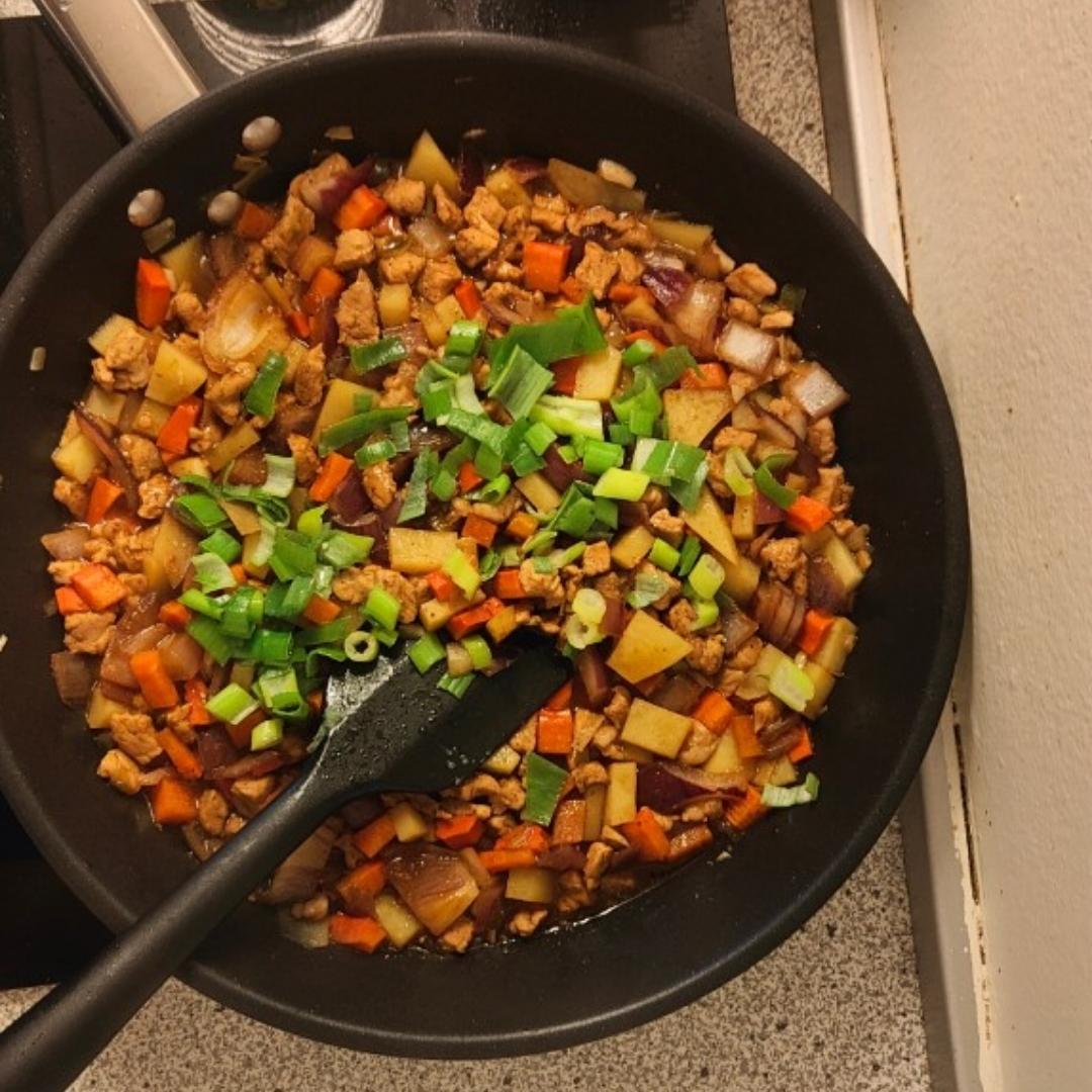 超级简单的肉沫拌面