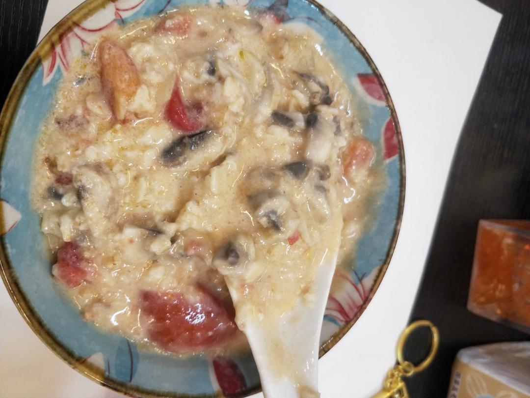 零失败💕低脂无奶油的番茄口蘑燕麦浓汤（不输西餐厅的奶油蘑菇汤❗️）