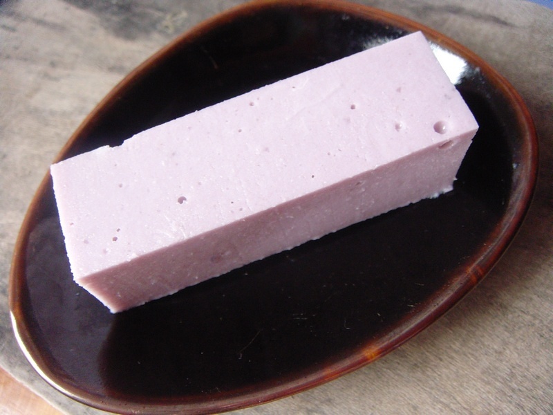 椰香紫芋羊羹的做法