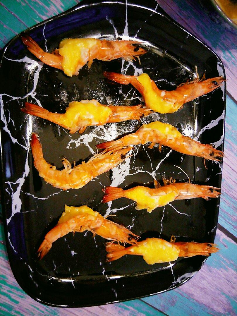 芝士沙拉酱焗大虾