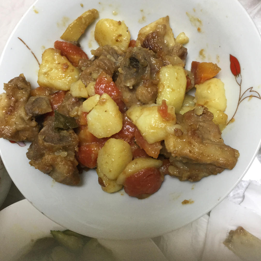 红烧排骨土豆