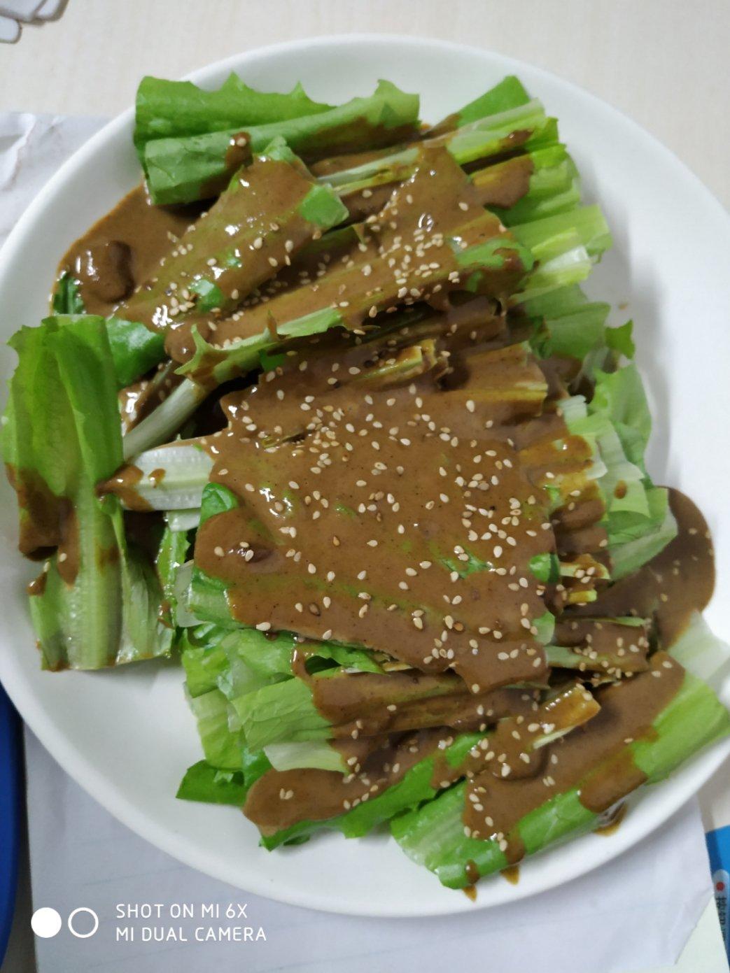 麻酱油麦菜