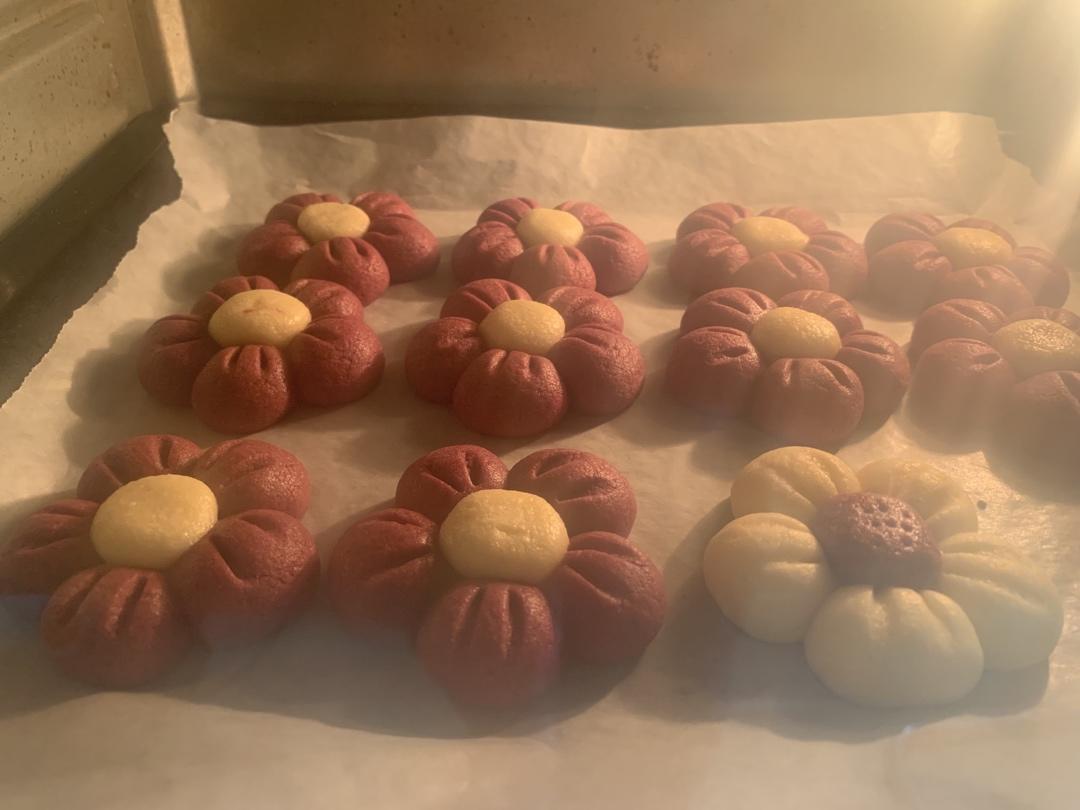 送你一朵小红花 🌺免模具｜零难度花朵饼干