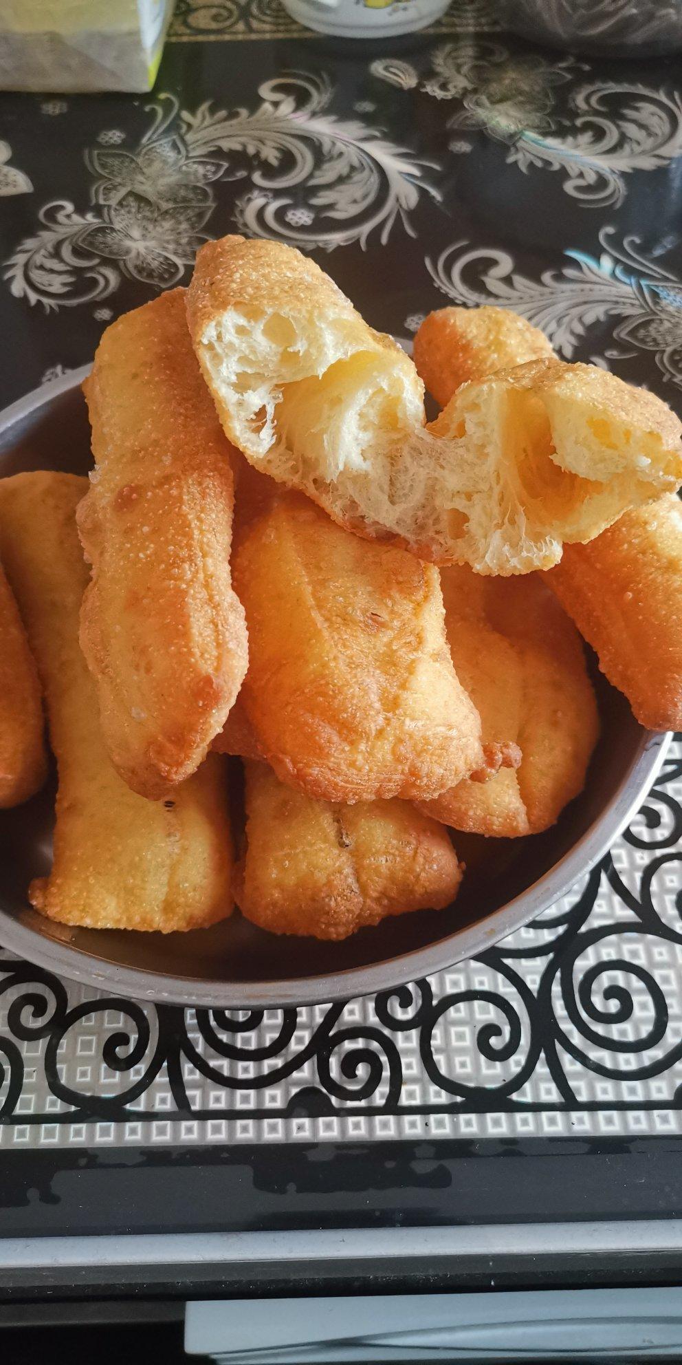 快手早餐～自制油条（酵母版，不含泡打粉、膨松剂）