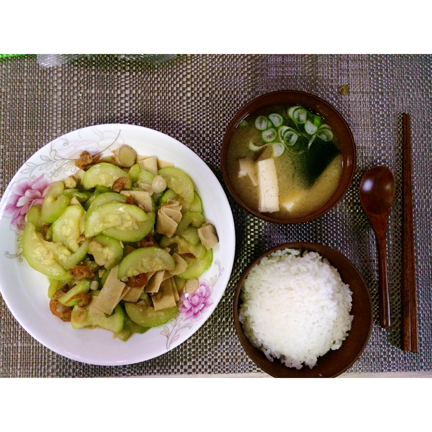 虾米炒丝瓜